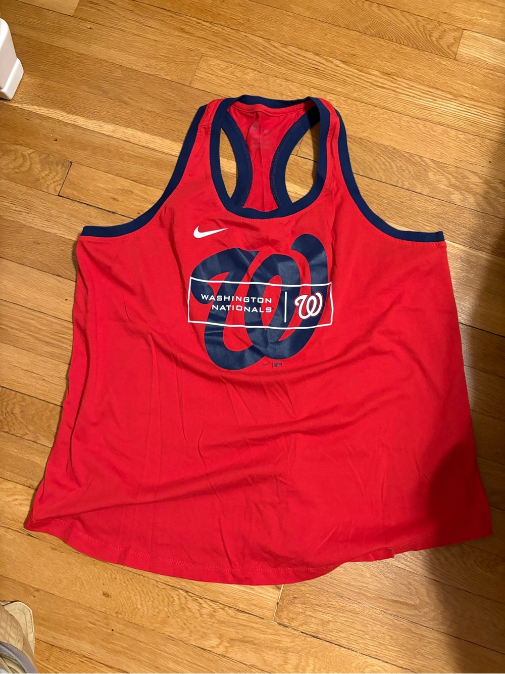 Nike women’s Washington nationals racer back tank